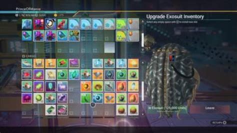 nms technology slots|How to Upgrade the Exosuit .